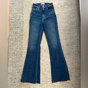 Abercrombie & Fitch Curve Love Ultra High Rise Stretch Flare Jean